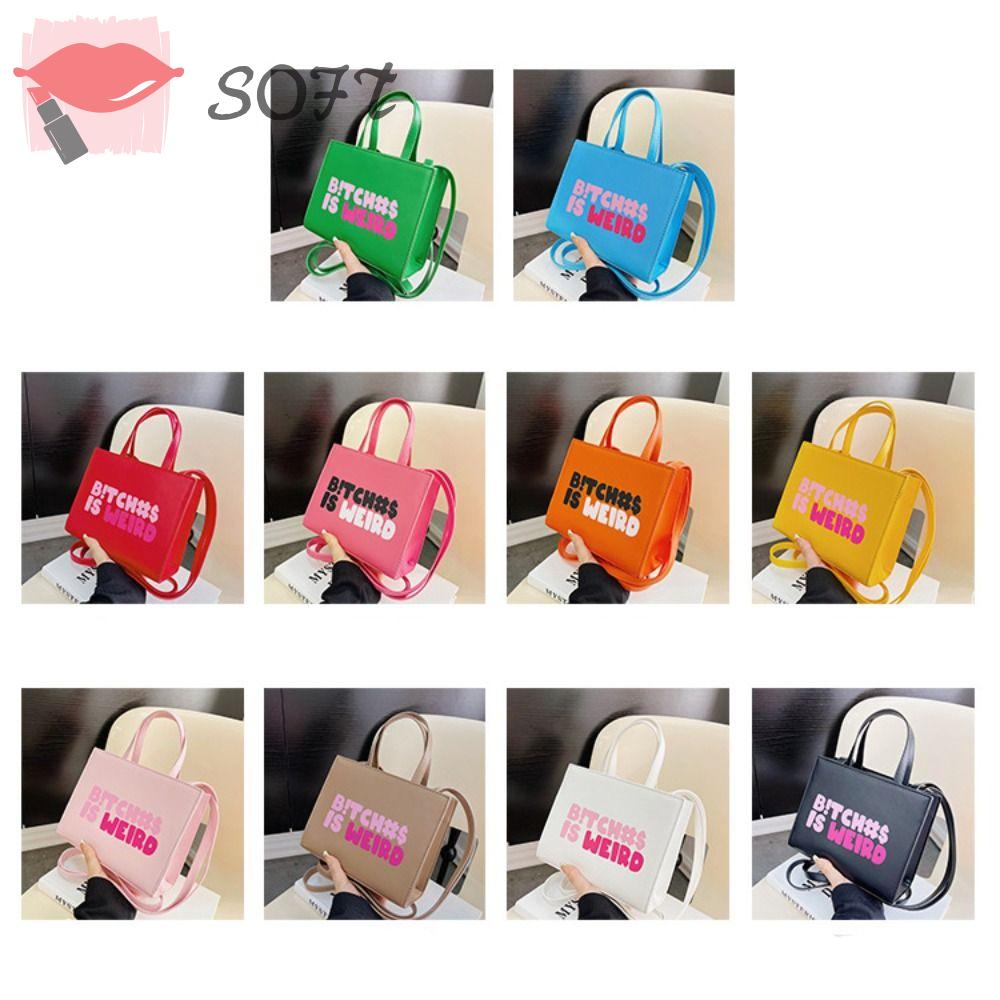 Túi Tote Đeo Vai Chéo SOFTNESS 10 Màu Mới