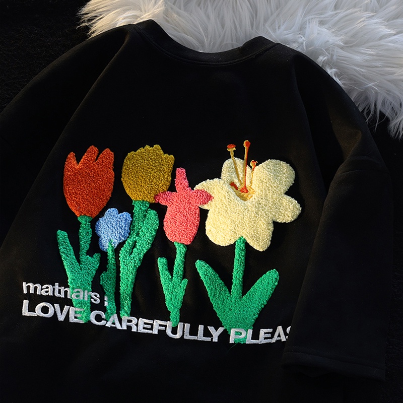 Áo Thun Tay Ngắn Chất Liệu 100% Cotton Cao Cấp Thời Trang Theo Phong Cách Hàn Quốc Cho Nữ