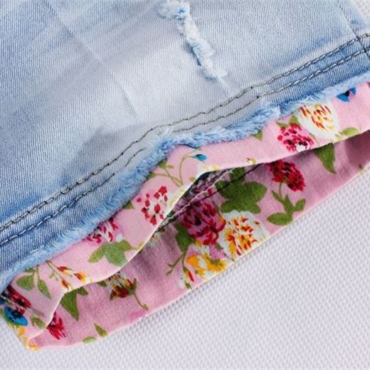 Quần Short Denim Mỏng Mùa Hè Phong Cách Mới 2022 Hợp Thời Trang Dễ Phối Đồ Cho Bé Gái I6RE