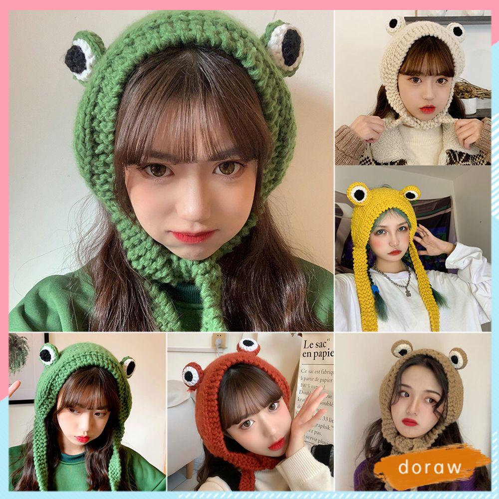 Mũ Dệt Kim Hình Chú Ếch Dùng Làm Đạo Cụ Chụp Ảnh