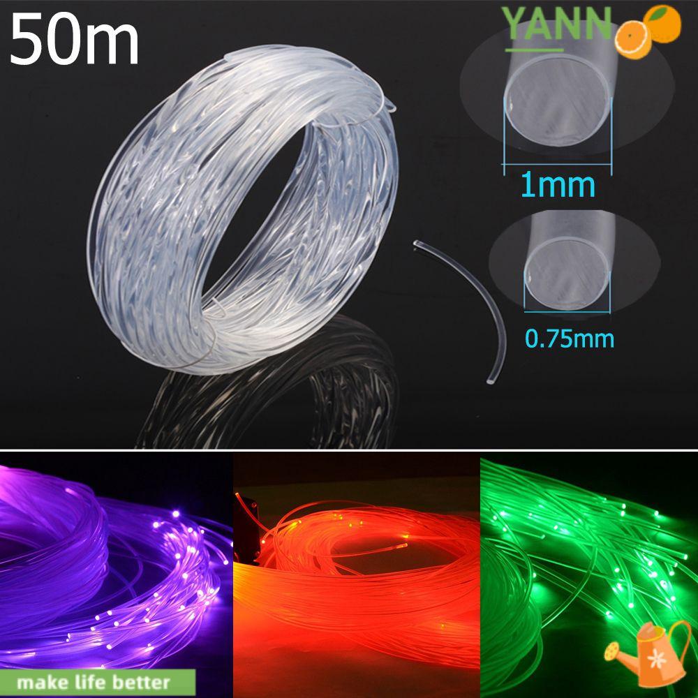 Dây Đèn Led Sợi Quang 50mx0.75mm / 1.0mm Trang Trí Nhà Cửa
