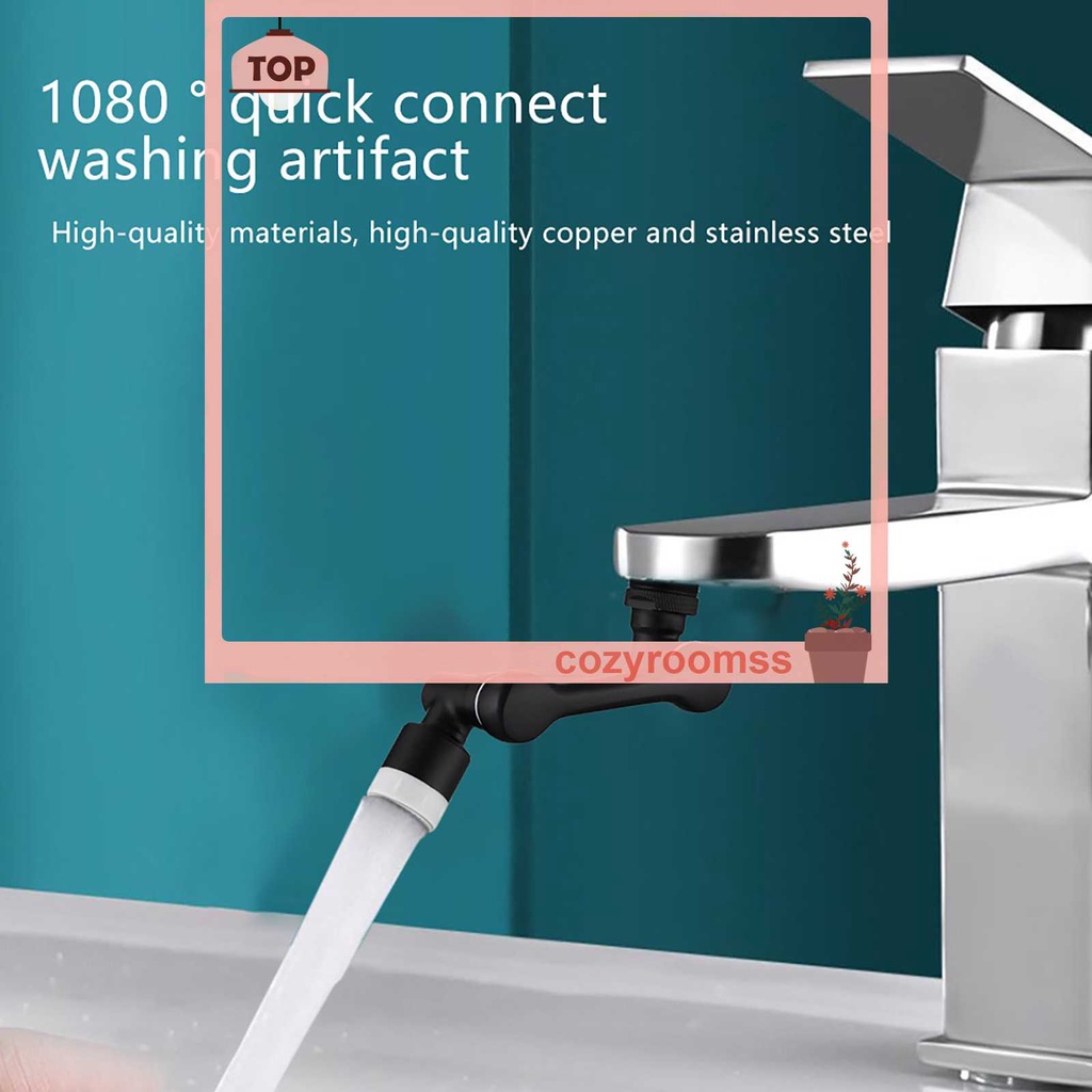 Đầu Lọc Gắn Vòi Nước Chống Bắn Bọt Xoay 1080 Độ