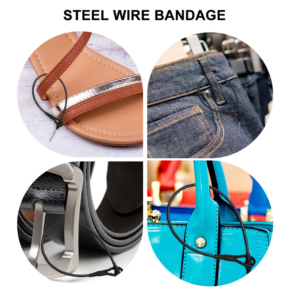 Set 50 Khóa Nam Châm Bằng Thép Không Gỉ 17X0.2CM