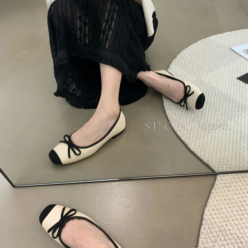 Giày Búp Bê Mũi Tròn Đế Mềm Thời Trang Cho Nữ