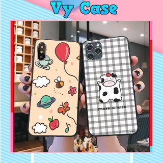 Ốp lưng iphone bò bong bóng nhám viền đen 5/5s/6/6plus/6s/6splus/7/7plus/8/8plus/x/xr/xs/11/12/pro/max/plus/promax