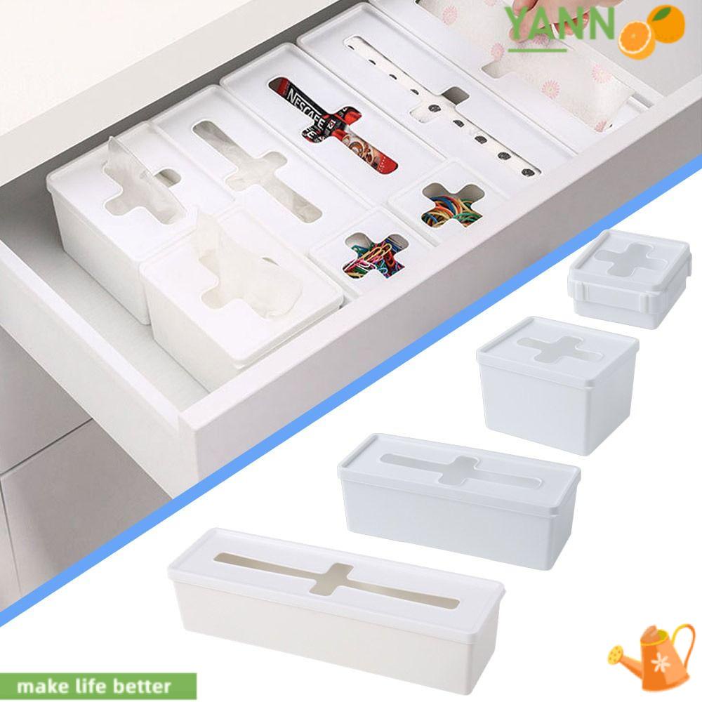 Hộp Đựng Khăn Giấy 1 Ngăn Có Nắp Đậy Tiện Dụng Cho Nhà Bếp