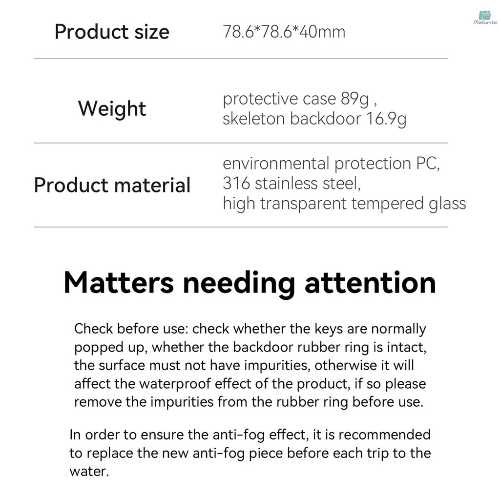 TELESIN Sports Camera Dive Case Waterproof Housing Diving Protective Case Underwater 40M Replacement for   11/10/9 Action Camera Accessories