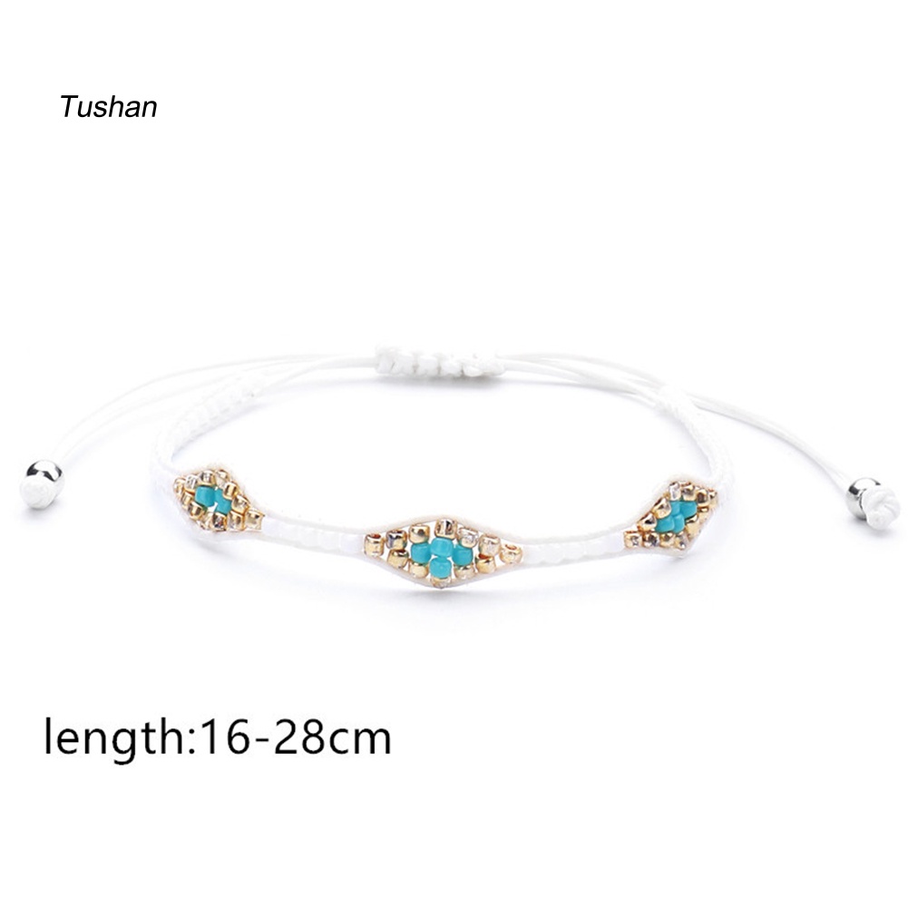 Set 3 Vòng Tay Dây Sáp Thời Trang Boho Cho Nữ
