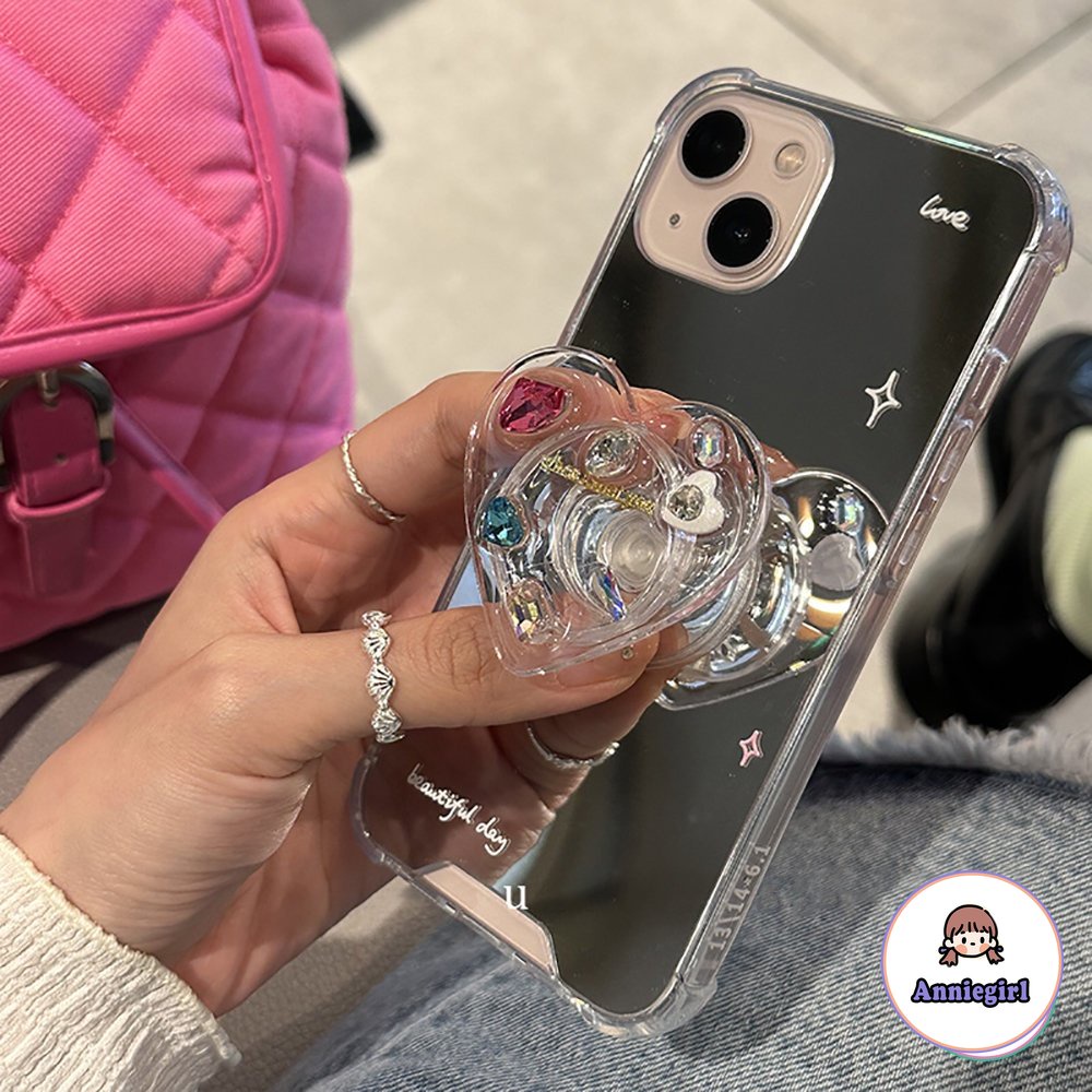 Ốp Điện Thoại TPU Mềm Tích Hợp Gương Trang Điểm Cho IPhone 11 14 Pro Max 13 Pro Max 12 IPhone X XS XR 7 8 Plus