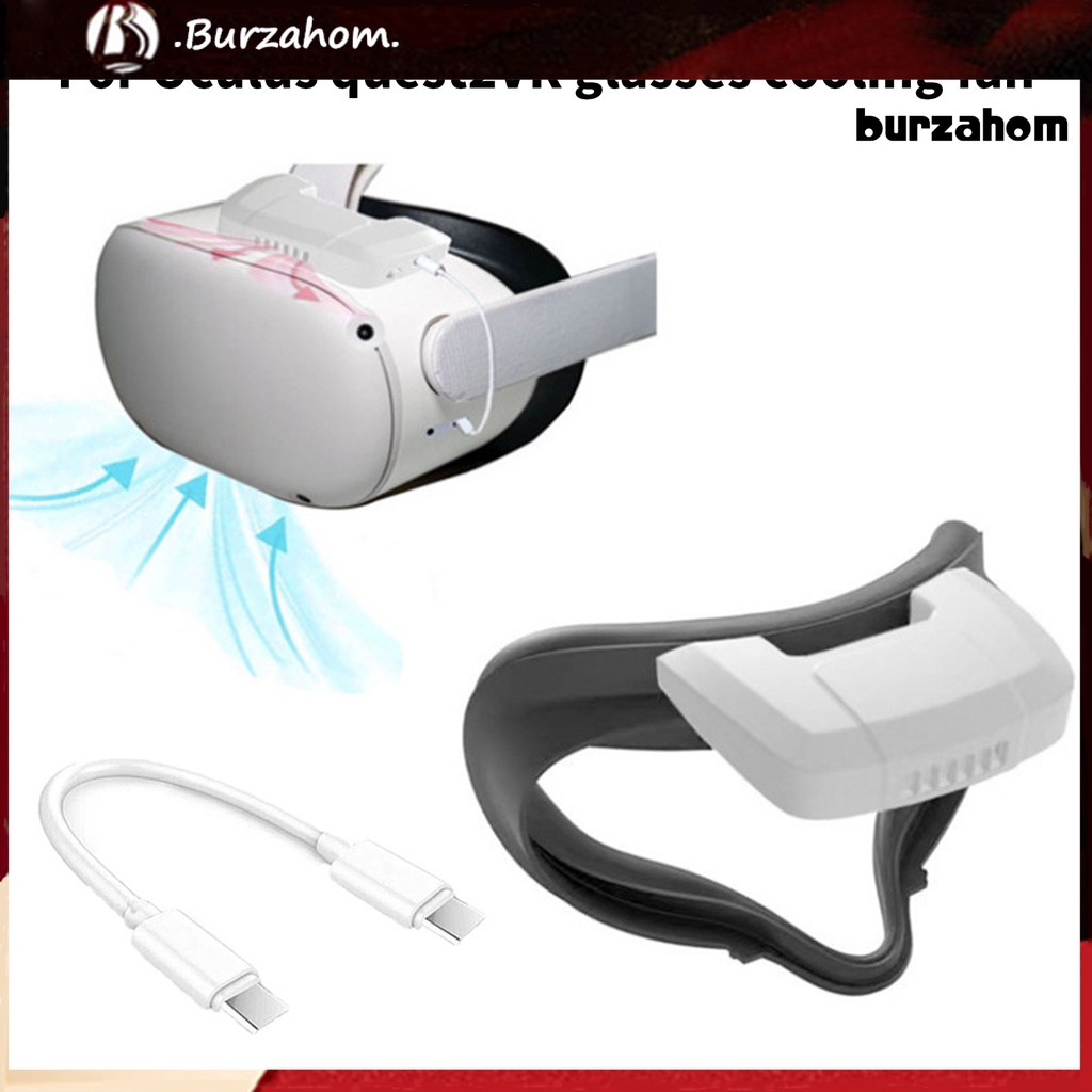 1 Bộ Quạt Tản Nhiệt 3 Tốc Độ Gắn Đèn LED Cho Oculus Quest2