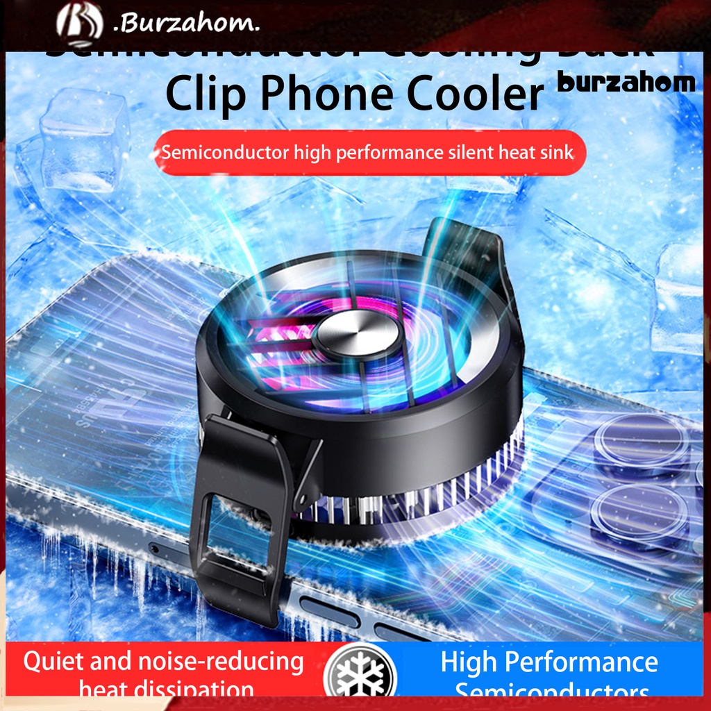 Quạt Tản Nhiệt Hiệu Ứng Đèn RGB 2 Trong Một GT30 Cho Điện Thoại