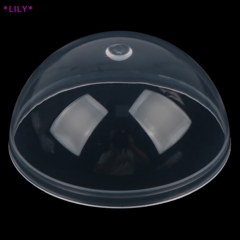 Lily 50pcs rõ ràng viên nang đồ chơi bất ngờ bóng nhỏ container làm những điều mô hình uuu