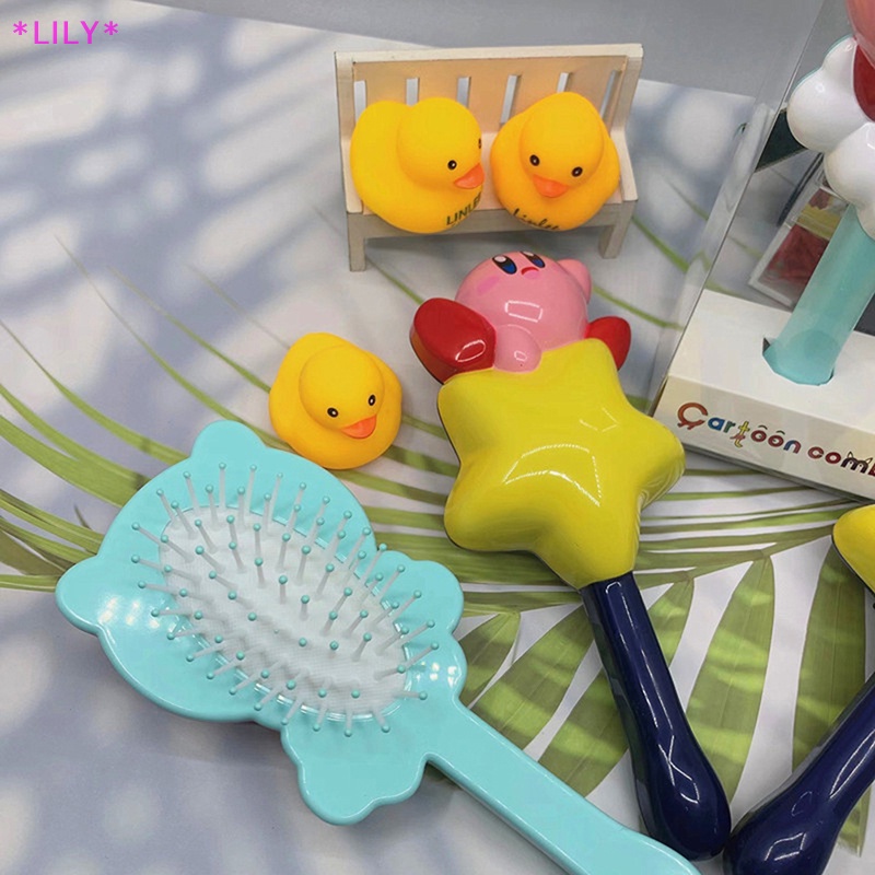Lily Kirby túi khí Lược Massage chống tĩnh điện xách tay chống hôn bàn chải Lược uuu