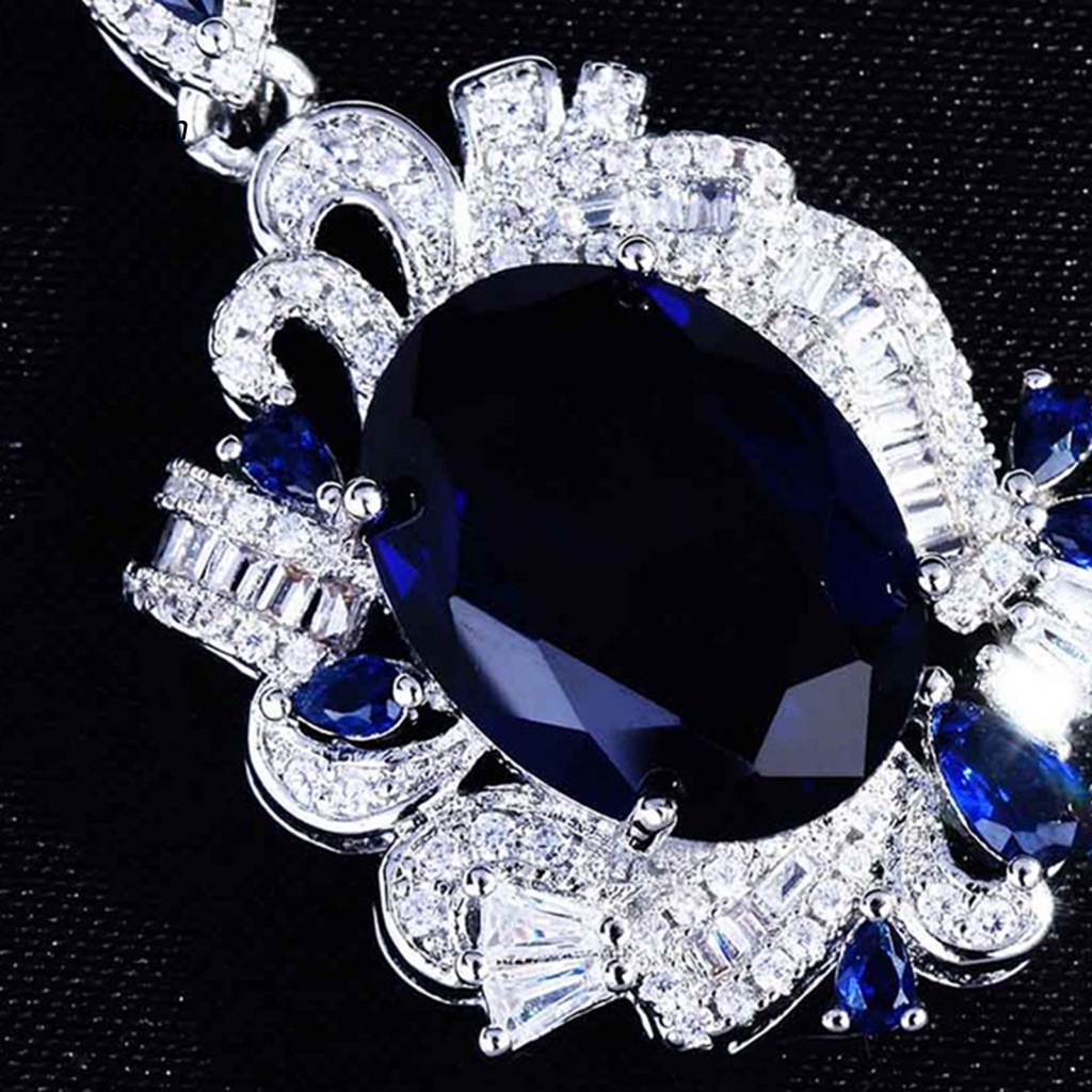 Bộ Trang Sức Vòng cổ / Bông Tai Đính Đá Tự Nhiên Thiết Kế Nhẹ Nhàng Tinh Tế Cho Nữ