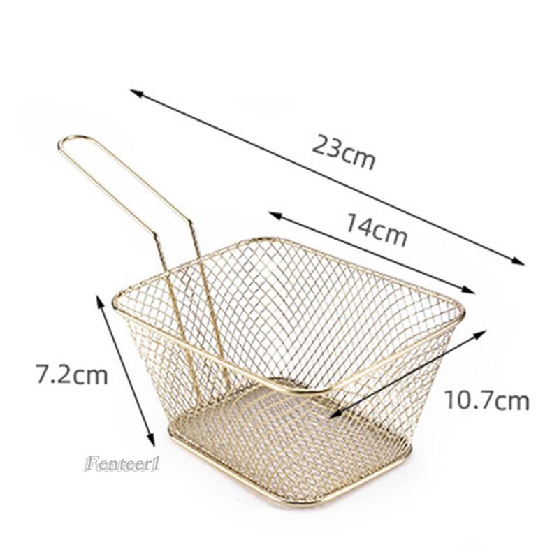 [Fenteer1] Rổ Chiên Khoai Tây / Làm Salad / Bánh Bao Nhỏ Gọn