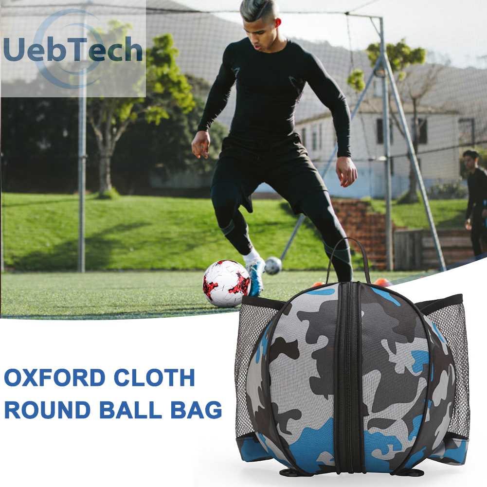 Túi Đựng Bóng Rổ Hình Tròn Bằng Vải Oxford Chống Nước Có Khóa Kéo