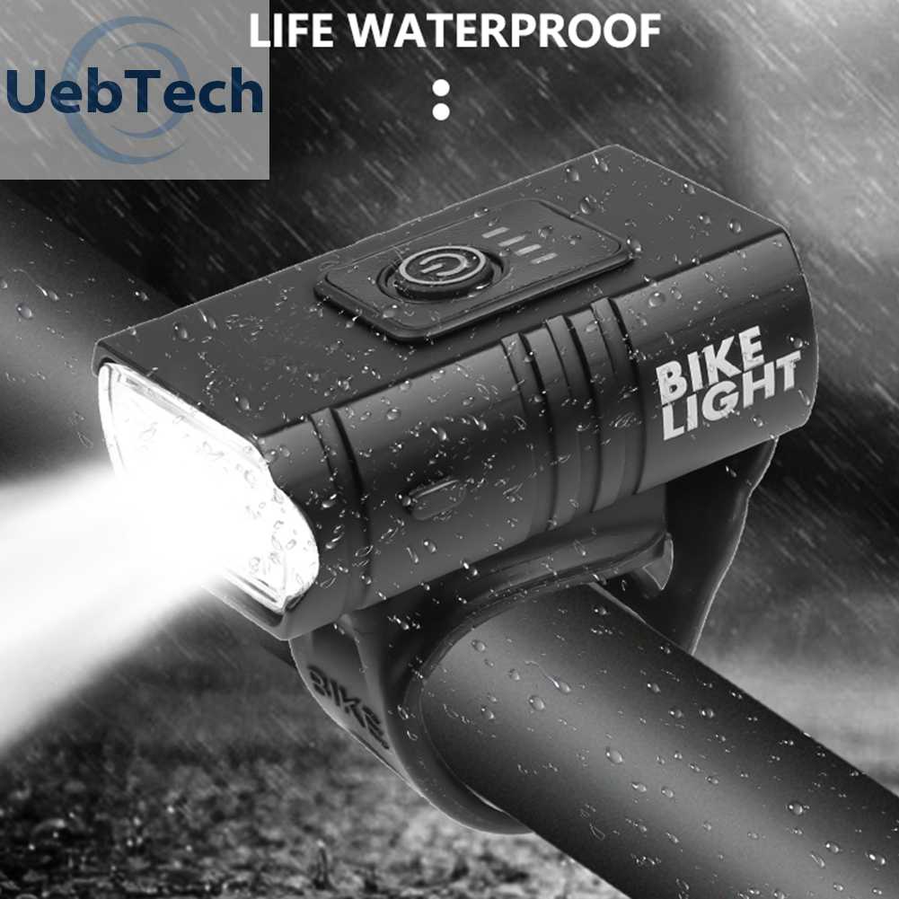 Đèn Pha LED 6 Chế Độ 10W 800LM Kèm Sạc USB Chuyên Dụng Cho Xe Đạp Leo Núi