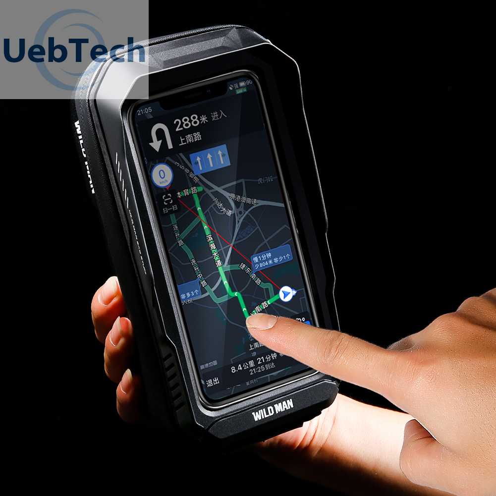 Túi Đựng Điện Thoại Cảm Ứng Màn Hình 0.6L Chống Thấm Nước Gắn Tay Lái Xe Đạp