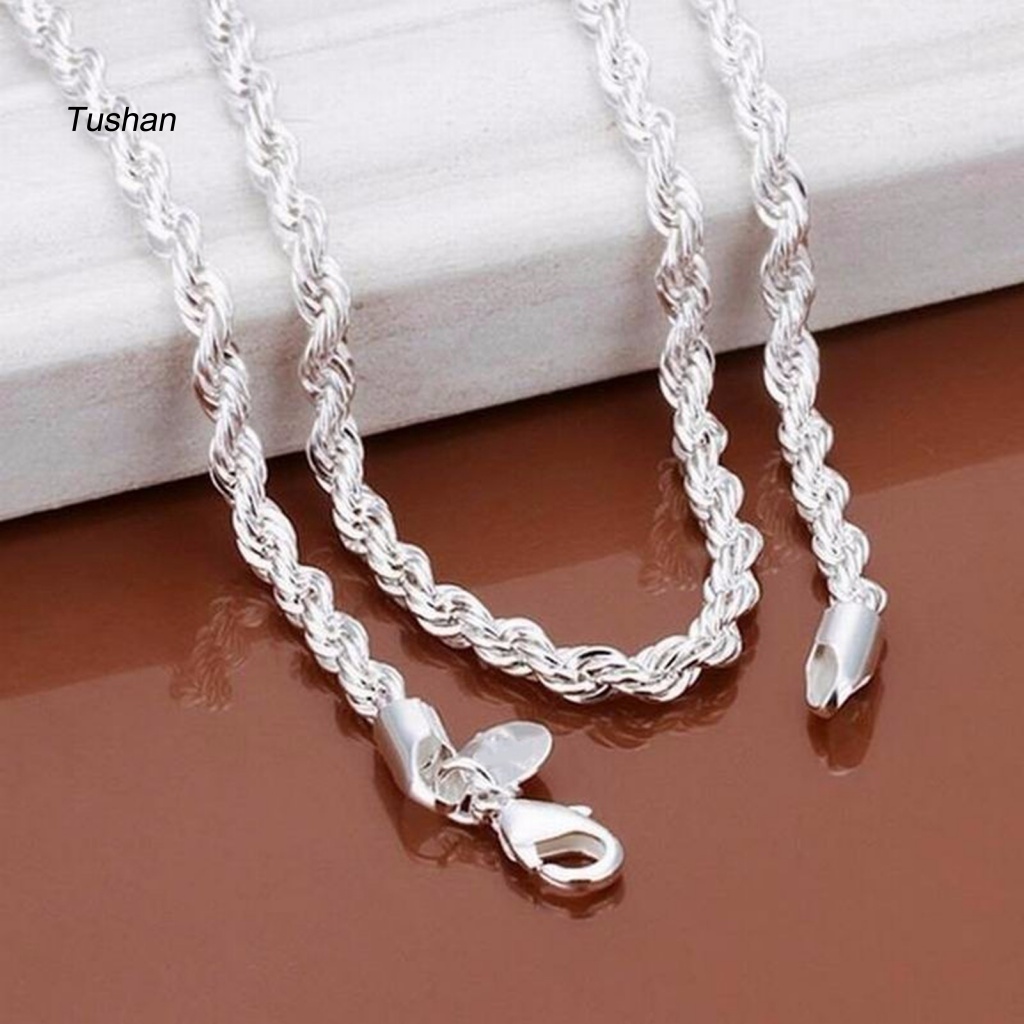 Vòng Cổ Xoắn Thời Trang Unisex 18-30 inch