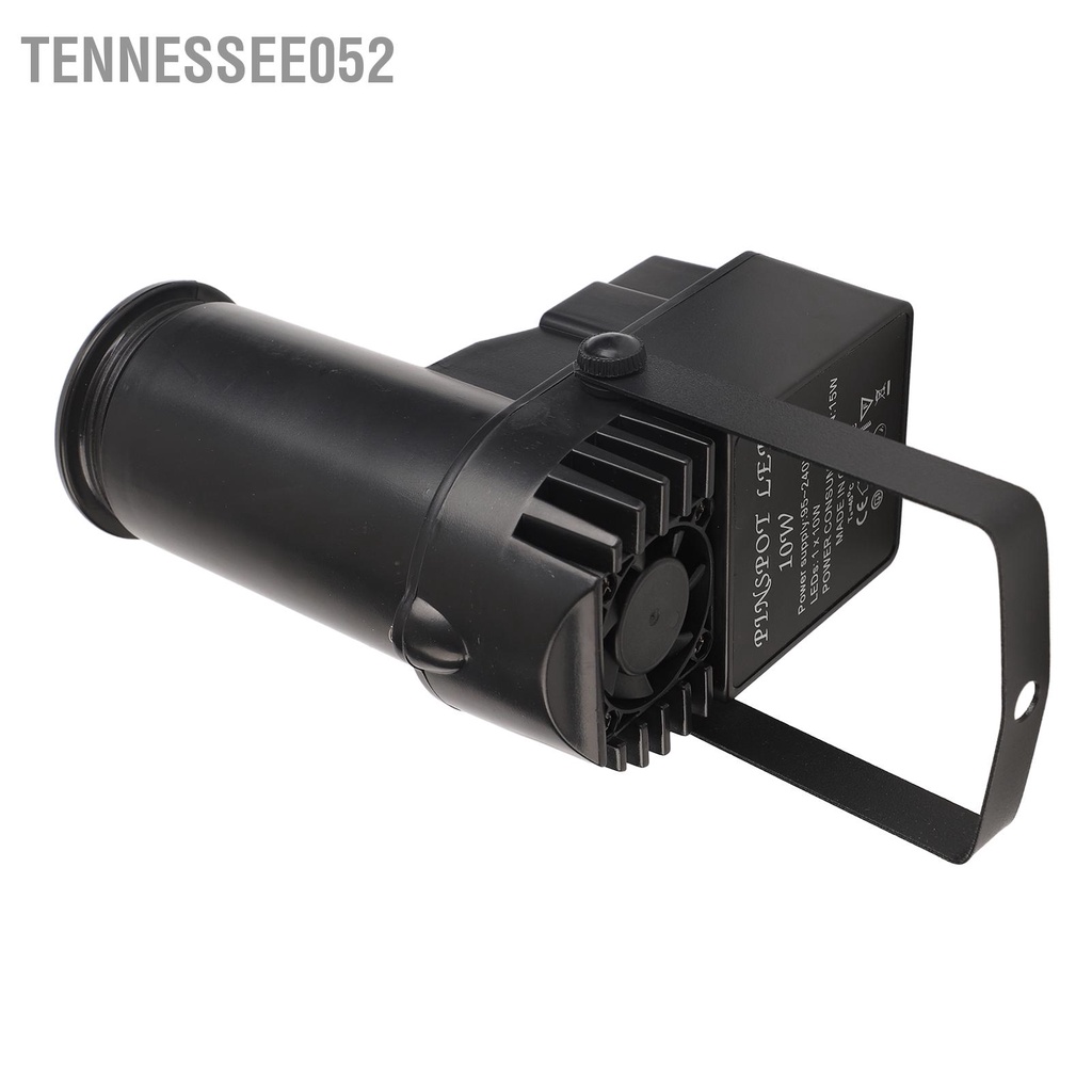 Tennessee052 Đèn sân khấu Góc điều chỉnh được Điều khiển từ xa cho Tiệc cưới 10W 95‑240V Phích cắm US