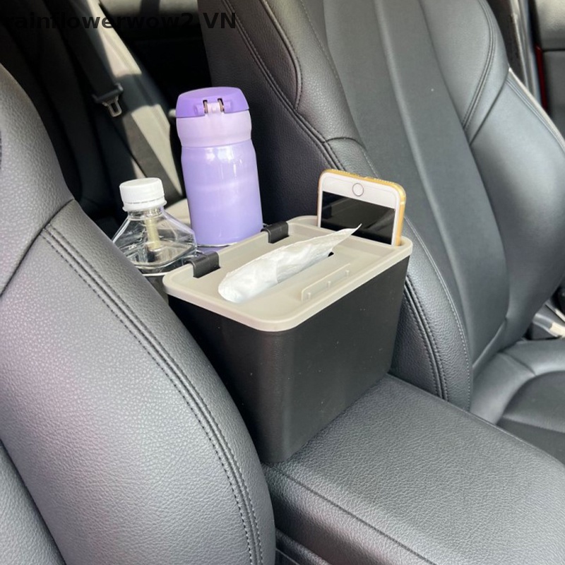Hộp Đựng Đồ Uống / Điện Thoại / Cốc Nước Đa Năng Gắn Chỗ Đặt Tay Xe Hơi