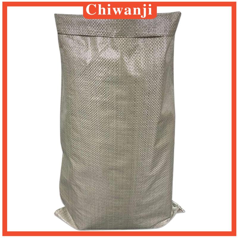 [Chiwanji] 100 Túi Cát Dệt Sử Dụng Cho Lối Đi Biển Giao Thông