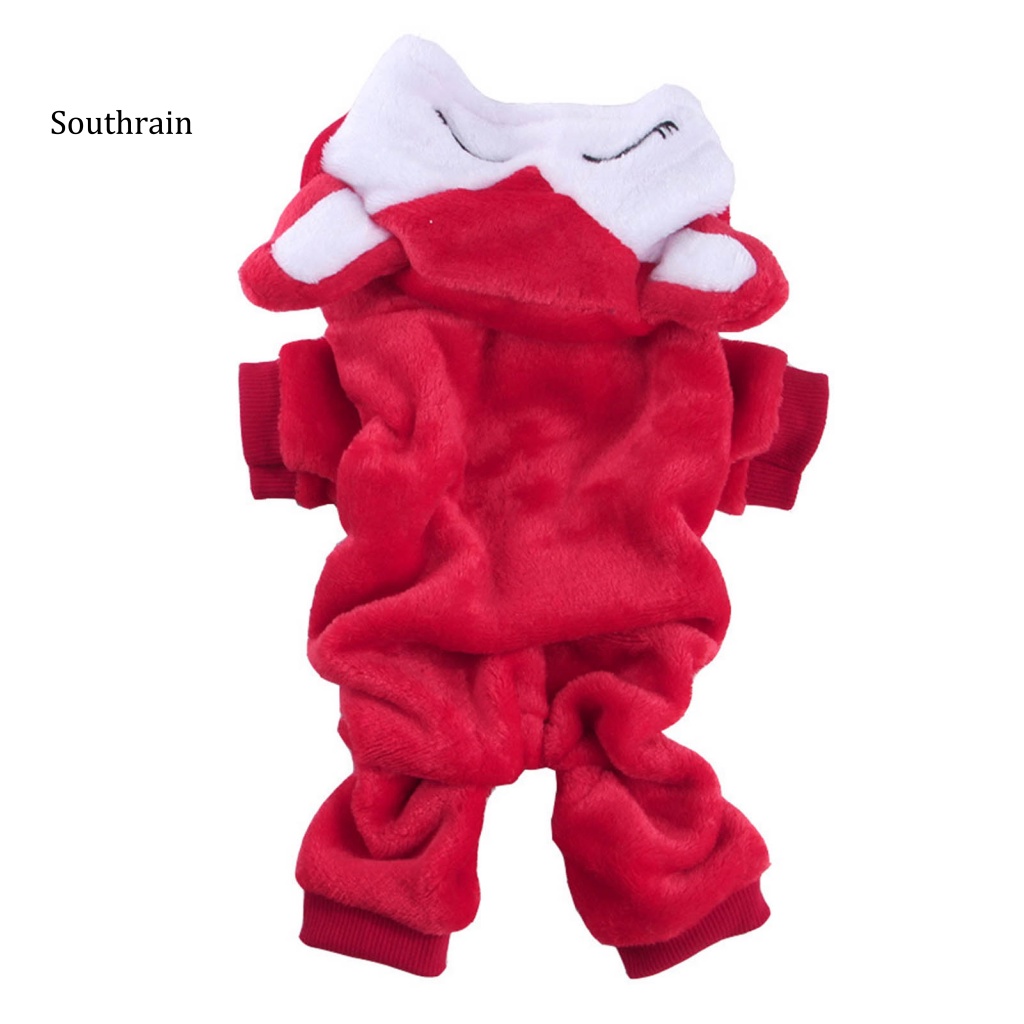 Áo Hoodie Hóa Trang Cáo Giữ Ấm Bốn Chân Cho Thú Cưng