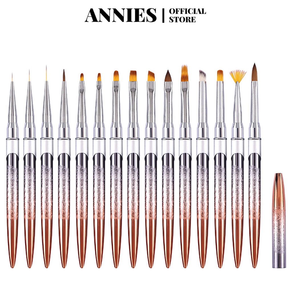 Bút Vẽ Móng ANNIES 15 Loại Màu Sắc Tươi Tắn Không Lem