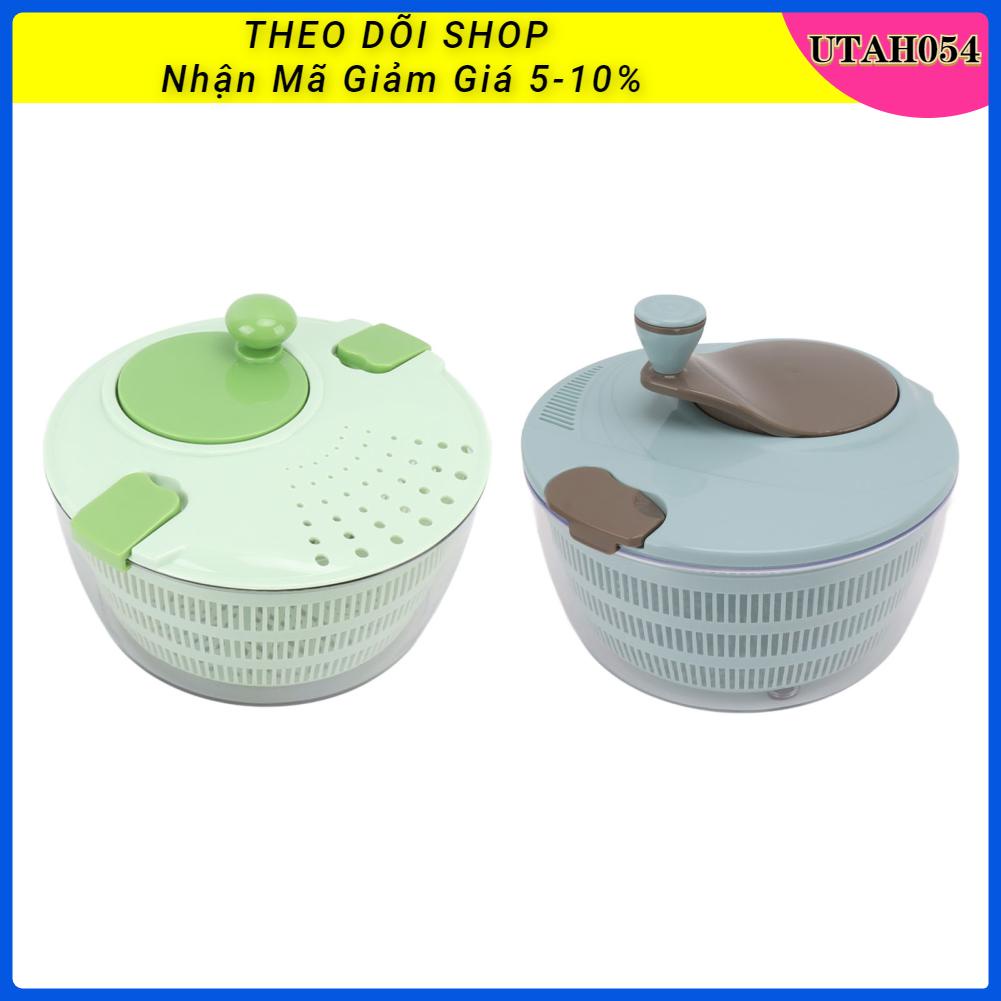 Utah054 Salad Spinner Tiết kiệm thời gian bằng nhựa Trộn nhanh Máy giặt rau có thể xoay được cho nhà bếp