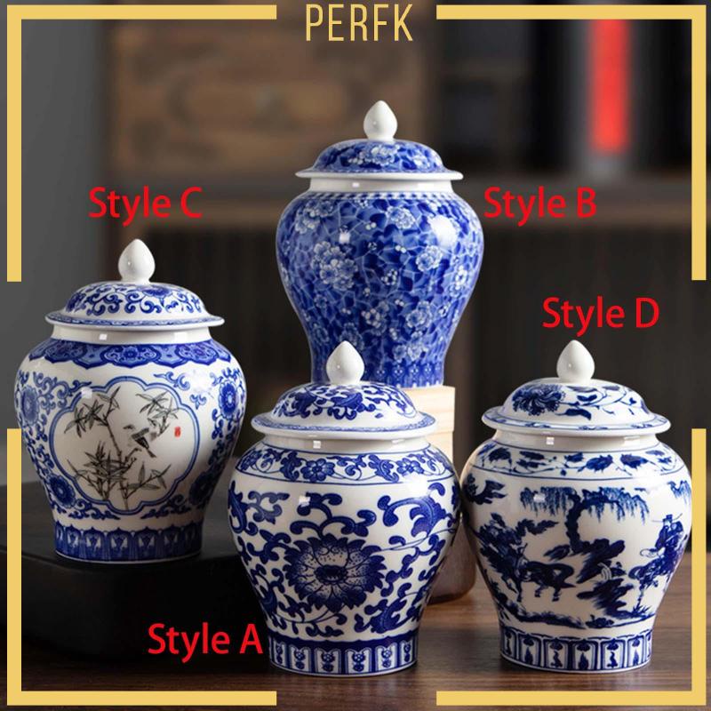 Lọ Gốm Đựng Gừng / Gừng Trung Hoa Để Bàn Trang Trí Nhà / Văn Phòng