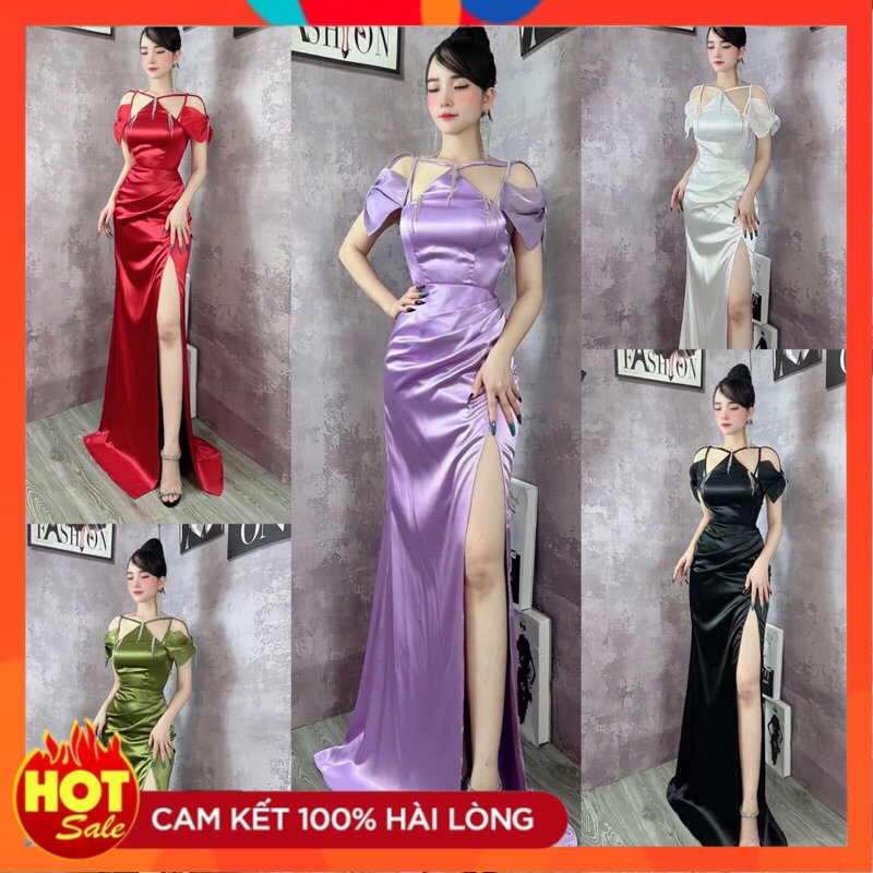 Đầm dạ hội đan dây kết đá cách điệu hàng cao cấp-TN - Yêu Shop 85