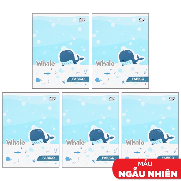 Combo 5 Tập Học Sinh 4 Ô Ly 200 Trang 80gsm Truewrite White - Elephant FI618421 (Mẫu Màu Giao Ngẫu Nhiên)