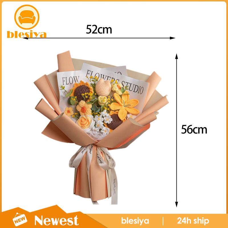 [Blesiya] Bó Hoa Móc Hoàn Thiện Dệt Kim Quà Tặng Đám Cưới