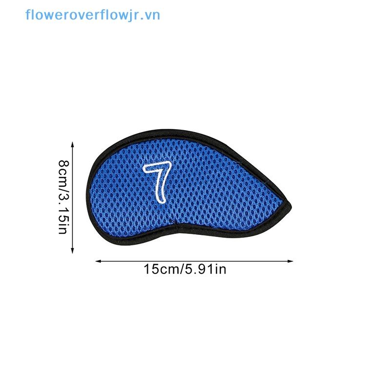 Bộ 10 Vỏ Bọc Bảo Vệ Đầu Gậy Đánh Golf Chuyên Dụng