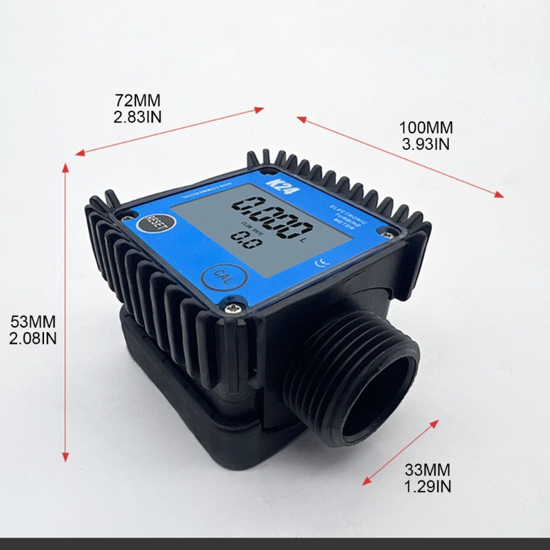 Máy Đo Lưu Lượng Pin Điện Tử PCF * 10-120L min DN25