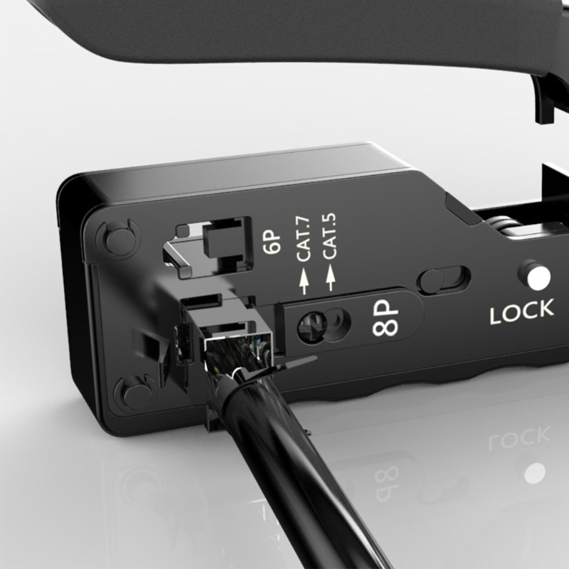 Kìm Nối Dây Cáp Cat7 RJ45 Chuyên Dụng Cho Cat5 Cat5e Cat6 Cat6A