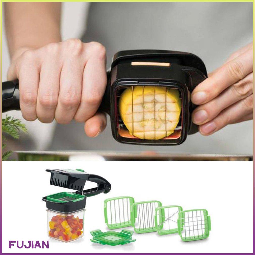 Nutri Chopper Five-In-One Multifunctional Vegetable Cutter Push-Type Kitchen Cutting Tool