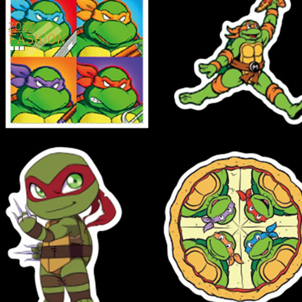 Bộ 100 Miếng Dán Hoạt Hình Graffiti Trang Trí Ván Trượt / Xe Hơi