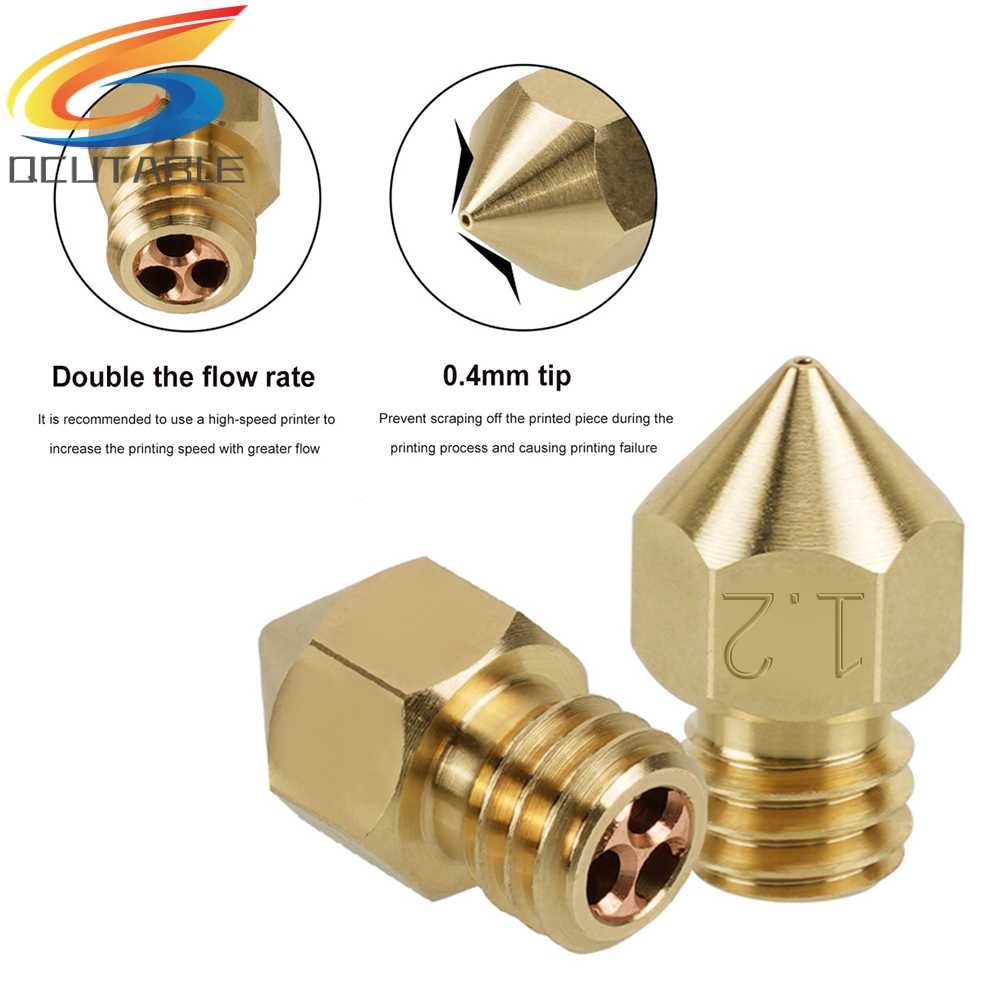 Vòi Phun Máy In 3D 0.4 / 0.6 / 0.8 / 1.0 / 1.2mm MK8