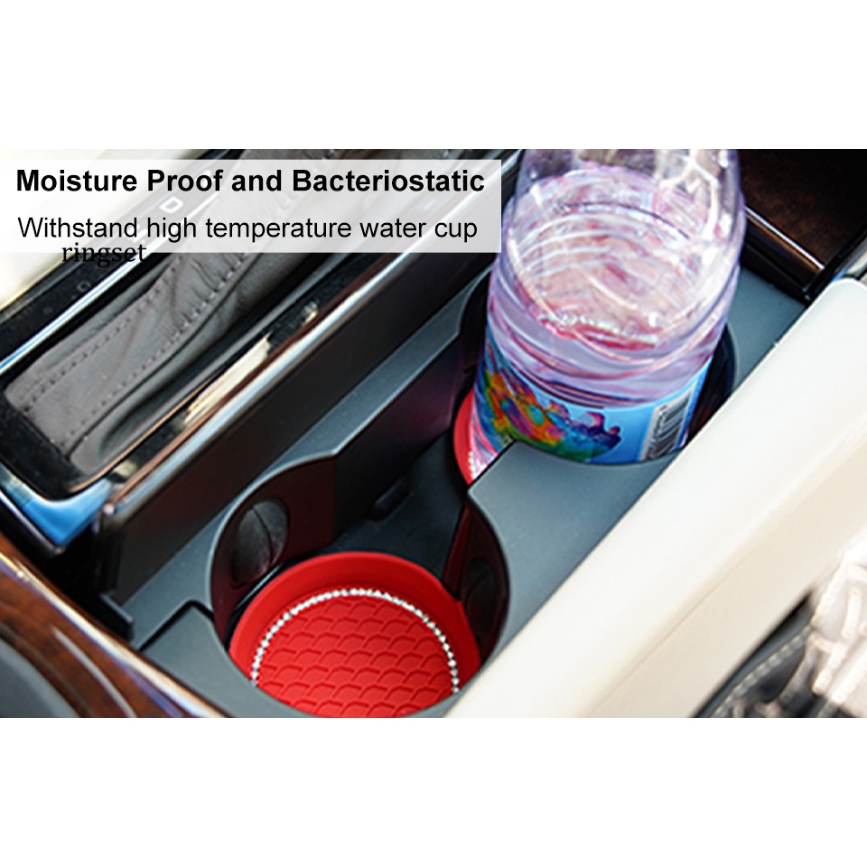 Bộ 4 Giá Đỡ Cốc Nước Đính Đá Linh Hoạt Dễ Lắp Đặt Tiện Dụng