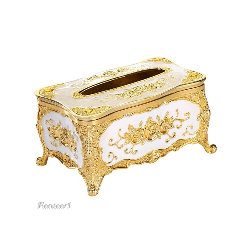 Hộp Đựng Khăn Giấy Fenteer1 [Fenteer1] Sang Trọng Thanh Lịch Để Bàn Cho Quán Cà Phê / Phòng Ngủ / Khách