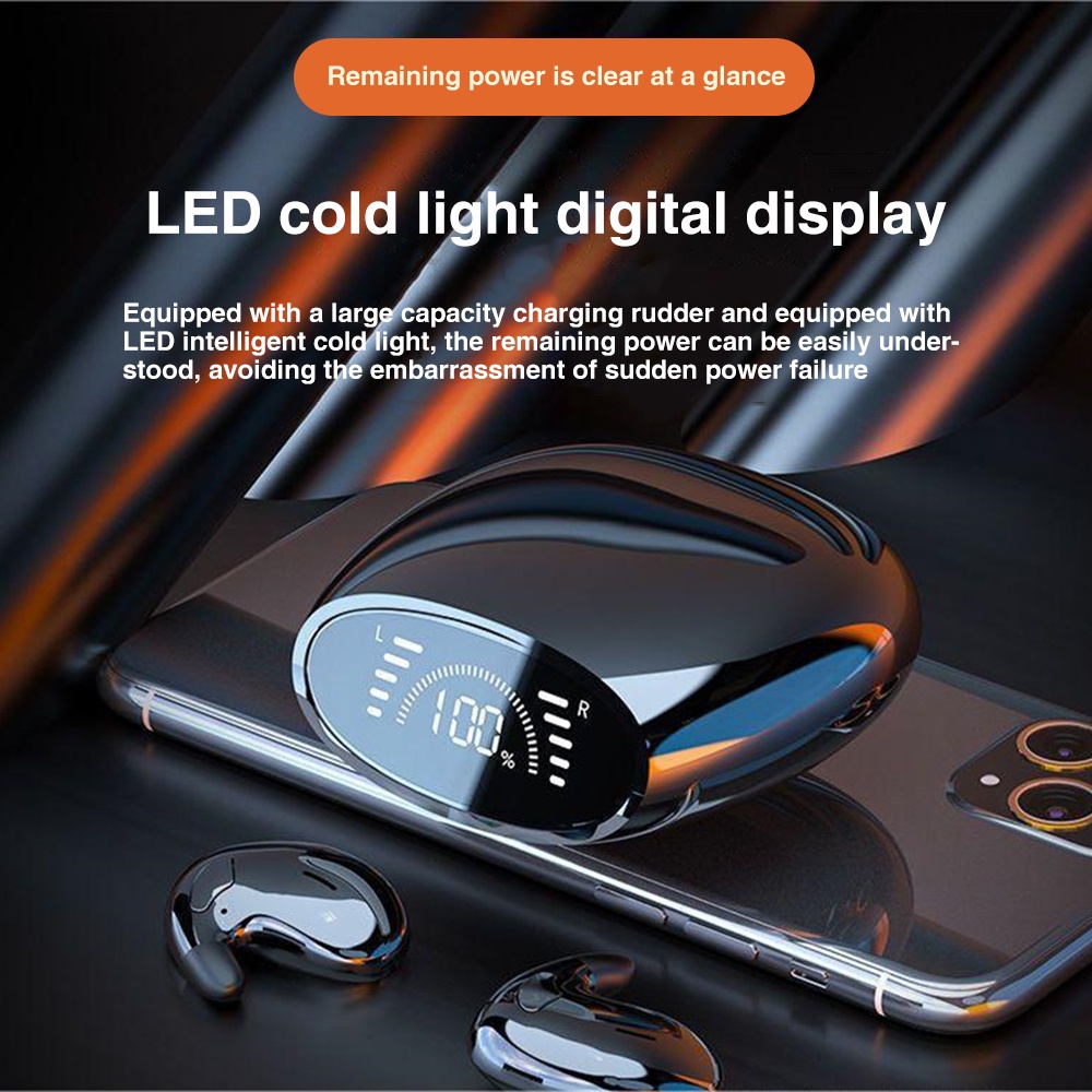 Khuôn mẫu riêng MD528 Tai nghe không dây tương thích với Bluetooth Sleep Sport Tai nghe giảm tiếng ồn âm thanh nổi song phương trong tương lai