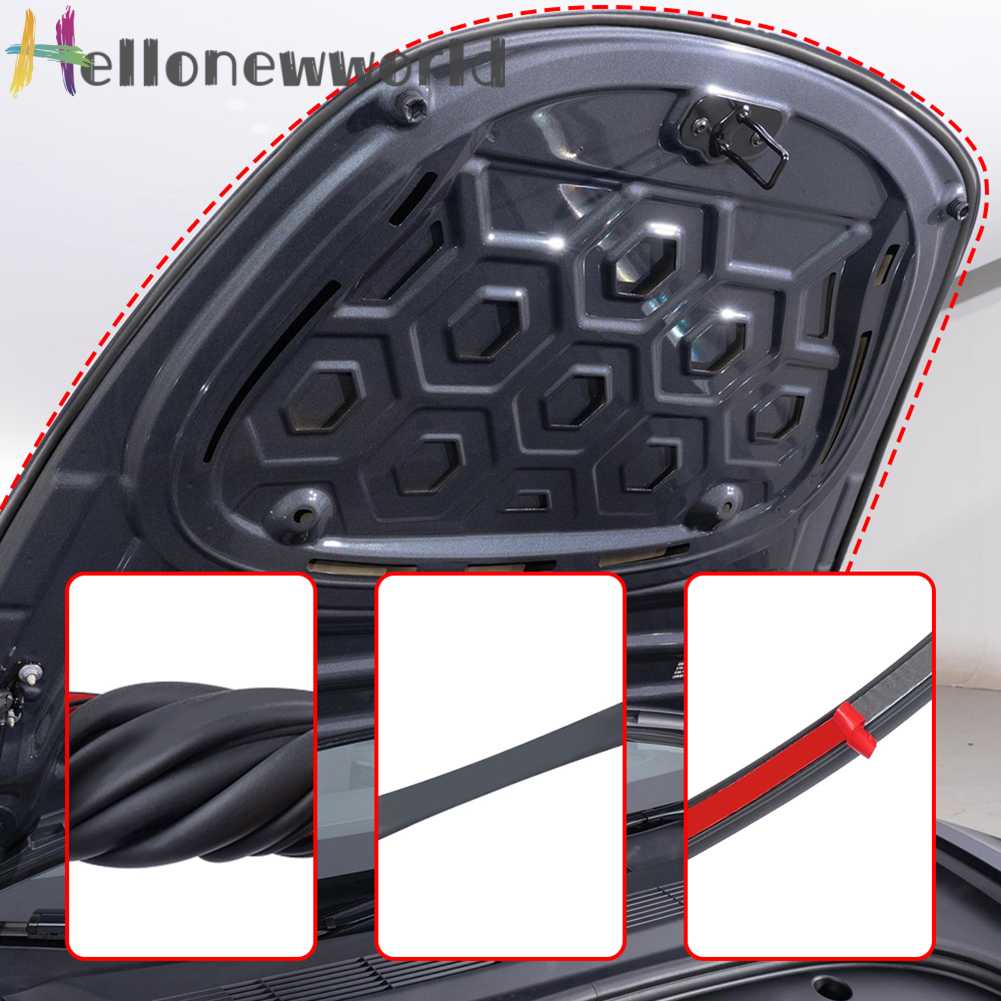 Bộ 8 Miếng Dán Cách Âm Chống Thấm Nước Cho Cửa Xe Hơi Tesla Model 3 Y