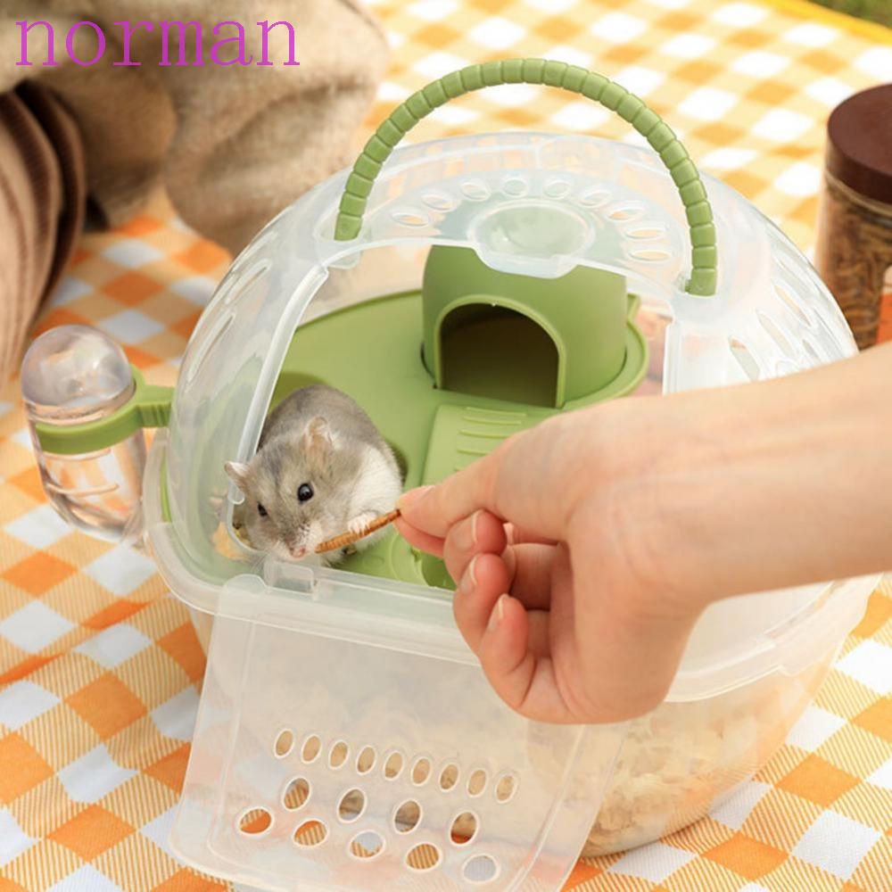 Lồng Nuôi Chuột Hamster Bằng Nhựa Có Tay Cầm Chống Côn Trùng Tiện Lợi 2023