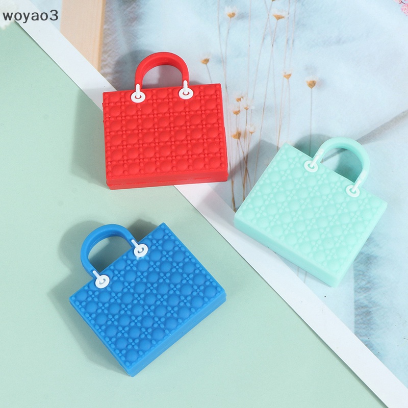 1 Túi Xách Mua Sắm Mini Trang Trí Nhà Búp Bê woyao3