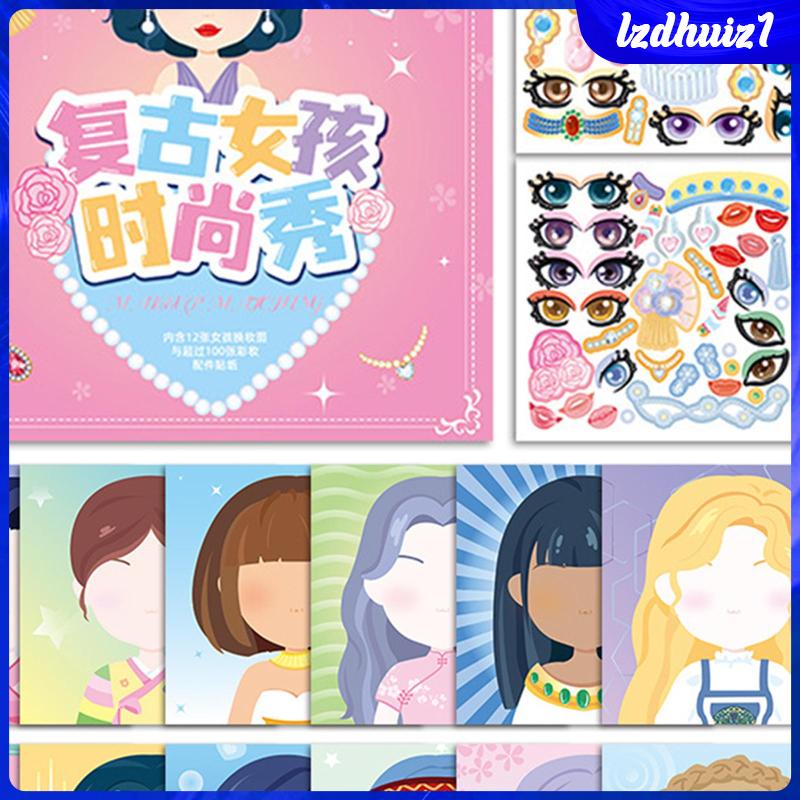 Sticker Dán Trang Trí Hình Búp Bê Công Chúa Xinh Xắn