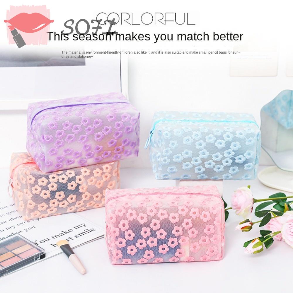 Túi Đựng Mỹ Phẩm SOFTNESS Nhỏ Gọn Chống Văng Nước