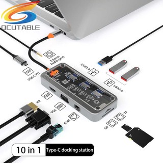 Bộ Chia Cổng Type C 10 Trong 1 Đa Năng