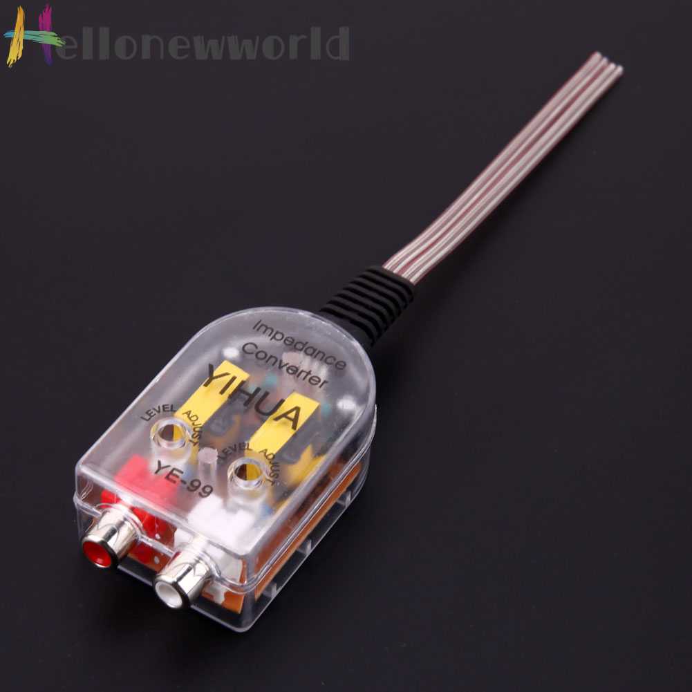 Bộ Thiết Bị Khuếch Đại Tín Hiệu Âm Thanh 12V RCA Cho Xe Hơi