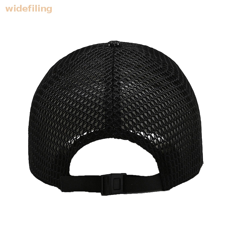 Mũ Lưỡi Trai Màu Trơn Phối Lưới Thoáng Khí Phong Cách Hip Hop Thời Trang Mùa Hè Cho Nam